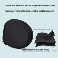 Boîte de rangement universelle pour casque audio, portable, anti-chute, résistante à la pression, avec impression de logo pour l'emballage électronique