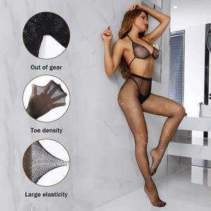 Medias de Rejilla Antibacterianas con Estampado de Leopardo para Verano, Medias Finas y Sexys con Diseño Calado, Medias de Rejilla Negras al por Mayor, Medias de Seda Negra - Product Image 3