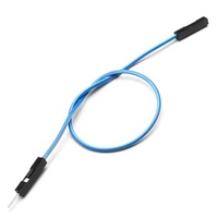Kabel Jumper Kustom Pabrik, Kabel Harness Dupont untuk Breadboard, Kabel Jumper 2.54mm 1/2/4Pin Konektor Jantan Betina