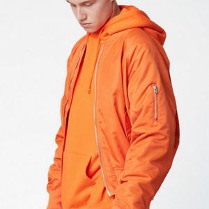 Men Gym Drawstring Sweater Shirt <b>Orange</b> Color Fashion <b>Hoodie</b> Polyester/Cotton Blend Jersey Color Block Pullover - Product Image 3