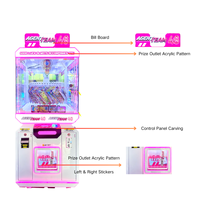 Machines distributrices de jouets pour enfants, 48 jeux de pinces, machines de jeu à cadeaux avec accepteur de pièces pour centre de jeux d'amusement