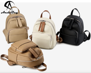 AndoBag Genuine Cow Leather Fashion <b>Backpacks</b> for <b>Women</b> Travel Versatile <b>Large</b> Capacity Commuter Casual Shoulder Bag QSL3022 - Product Image 2