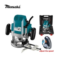 Fresadora Eléctrica Portátil para Trabajar la Madera, Fresadora Industrial de 12/12.7mm, 2100W