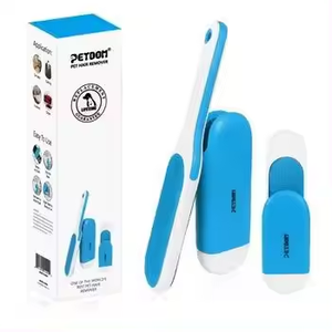 Brosse autonettoyante Petdom pour animaux de compagnie, éliminateur de poils de chien, double face, multifonctionnelle - Product Image 1