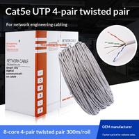 Câble réseau Cat5 intérieur haute vitesse en cuivre pur, vente directe d'usine, prix avantageux, déploiement facile