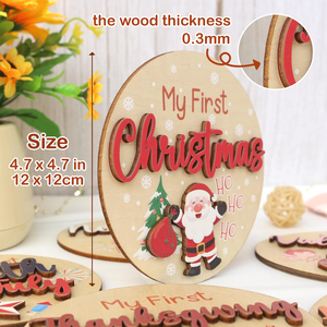 Accessoires photo pour les premiers moments de bébé, cadeau de fête prénatale, premier anniversaire de bébé, première fête des mères, premier Noël de bébé - Product Image 4