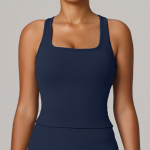 Naked Thin Strap <b>Padded</b> Breathable Front Logo Fitness Workout Sports Bra I-shaped Motion Vest for <b>Running</b> and Fitness Sets - Product Image 1