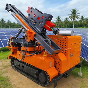 Marteau hydraulique à impact solaire haute qualité et haute efficacité, moteur/pompe, utilisé pour les projets photovoltaïques, clôtures agricoles - Product Image 1