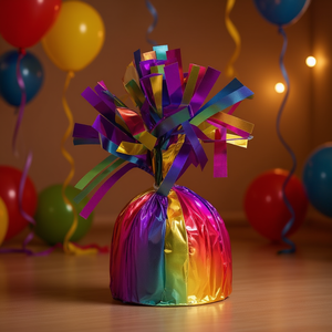 Décoration de fête multicolore Party Love Peso, sac de 12 pièces - Product Image 3