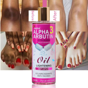 Geranium nho hạt giống Kojic axit ánh sáng dầu Nhà Máy chiết xuất OEM Alpha Arbutin 3 Cộng với tinh dầu nguyên chất 300ml dầu massage cơ thể - Product Image 2