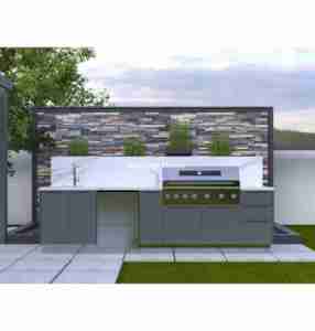 2025 dorene Hot Bán RTA ngoài trời di động tủ bếp với gas nướng tủ đông mềm đóng trượt ngăn kéo sản xuất tại Trung Quốc - Product Image 3