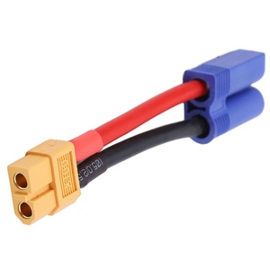 Câble adaptateur Amass XT60 vers EC5 12AWG 100mm Mâle Femelle pour chargeur de batterie LiPo RC Pièces DIY - Product Image 5