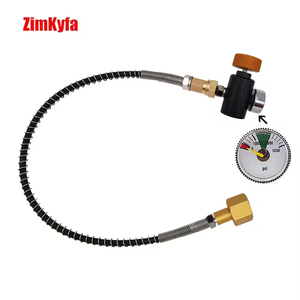 Soda Cylinder Bottle Hose <b>Adapter</b> Kit Without Bleed Valve for Sodastream to <b>Charging</b> Refilling CO2 From W21.8-14 Large CO2 Tank - Product Image 3