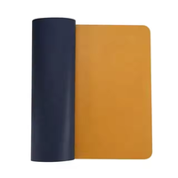 Grand tapis de souris en cuir PU personnalisé tapis de table de bureau de luxe léger tapis de bureau facile à nettoyer tapis de bureau de mode