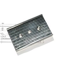 Bloc de pressage coulissant en profilé d'aluminium CNC, alliage d'aluminium 6061 utilisé pour le positionnement et le serrage automatiques des modules