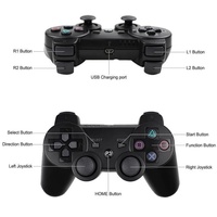 Console de jeu sans fil de haute qualité, multicolores, avec garantie d'un an, prise en charge de la personnalisation du logo, double vibration, double manette de jeu
