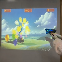 Jeu de projection interactif pour diverses armes à feu jouets, simulateur de tir