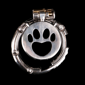Stainless Steel Cat Paw Male Chastity <b>Cage</b> Adjustable Size SM Penis Lock <b>Light</b> Restraint Device Safe Material for Adult Men 18+ - Product Image 2