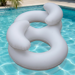 OEM For Walmart Custom Inflatable PVC Swim <b>Ring</b> Fully Customized Solutions Lifebuoy Outdoor Water Sporting and Amusement - Product Image 2