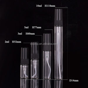 <span class=keywords><strong>Mini</strong></span> flacon pulvérisateur en verre transparent fin à vis pour voyage, nettoyage, brume, 2 ml, 3 ml, 5 ml, 10 ml, pour tester la Cologne, le <span class=keywords><strong>parfum</strong></span>, le maquillage liquide - Product Image 2