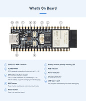 ESP32-C5 Papan Pengembangan Wi-Fi 6 Dual-Band 240MHz Single-Core RISC-V Modul Seri ESP32-C5-MINI-1 Terintegrasi Mendukung BLE Zigbee