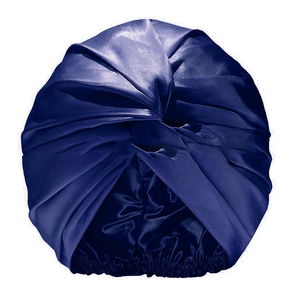 Bonnet de nuit en soie pour femmes, Turban élastique, soins de cheveux bouclés, noué, en Satin, pour dormir, FF58 - Product Image 6