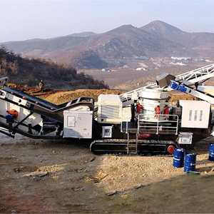 Concasseur à cône mobile de type chenillé, capacité de 300-500 t/h pour le traitement du calcaire, du béton et du ciment - Product Image 5