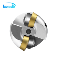Fraise à indexer à 45 degrés EMR4R/5R/6R, fraise à faceuse CNC de précision, tige en métal dur, OEM, nickelée, 42HRC