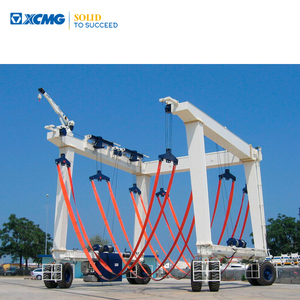 Grúa de pórtico de elevación de viaje marino oficial XCMG resistente 50 ~ 1200t grúa de yate de elevación de barco móvil para grúas de neumáticos de goma de astillero - Product Image 1