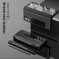 Étui en alliage d'aluminium pour Samsung Z Fold 8 ultra 7 6 5 4 3, protection intégrale, film en verre, support pliable, coque de téléphone