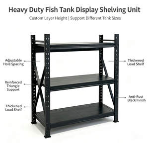 Étagère de rangement étanche pour aquarium, robuste, multi-niveaux, pour paludarium, présentoir pour aquarium, magasin d'aquariophilie, aquascaping domestique - Product Image 4