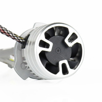 Ampoules de phares LED pour voiture X18S 9012 HIR2 au design innovant, 9005 9006 880/881 12000LM 60W