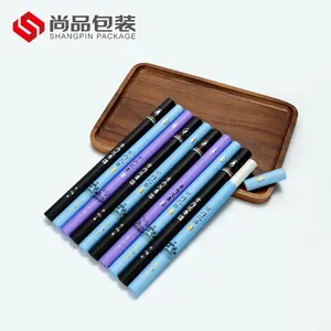 CustomRound Paper Tube Box Cylinder Packaging Incense Tube Sandalwood Bamboo Stick Incense Custom Package Private Label Incense