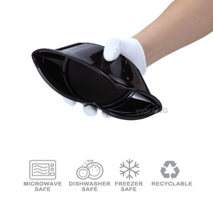 <span class=keywords><strong>16oz</strong></span> 24oz 32oz 37oz 58oz hình chữ nhật màu đen vòng nhựa dùng một lần Microwaveable an toàn bữa ăn chuẩn bị hộp đựng thức ăn - Product Image 4