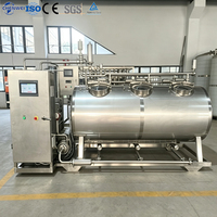 Système de nettoyage CIP entièrement automatique intégré de 500 L, adapté au nettoyage des réservoirs et des conduites des usines de boissons et de produits laitiers