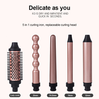 5 en 1 Hot Hair Styler Air Blow Dryer One Step Sèche-cheveux Professionnel Lisseur Cheveux Bigoudi Styling Outils