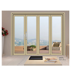 Puertas plegables de aluminio/doble acristalamiento Bi Fold/puertas de <span class=keywords><strong>Patio</strong></span> puertas - Product Image 5