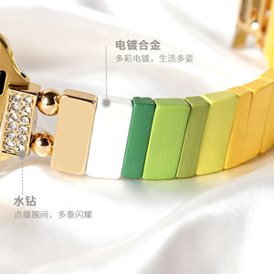 Correa de Metal de Lujo para Mujer, de Alta Calidad, Colorida, de 16 mm, para Reloj - Product Image 5