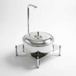 Ensemble de réchauds en acier inoxydable résistant à la chaleur pour garder les aliments préparés au chaud lors de buffets, de traiteurs, de mariages, d'hôtels et de restaurants - Product Image 6