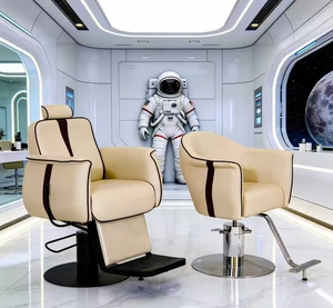 Nouvelles Chaises de Salon de Coiffure Exclusives, Ajustables et Pliables, Sièges pour la Coloration et la Coupe de Cheveux - Product Image 6