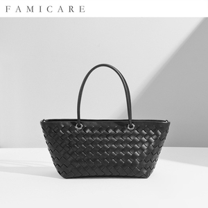 Nuova Collezione 2026: Borse Tote da Donna Casual Versatili in Pelle PU Intrecciata, Borsa a Spalla/Tracolla dal Design Unico - Product Image 2