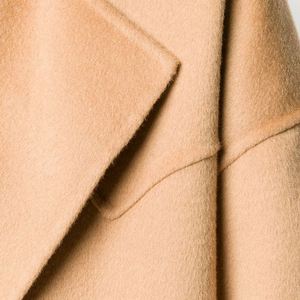 Femmes élégantes hiver revers crantés ceinturé taille dos Vent surdimensionné <span class=keywords><strong>laine</strong></span> Robe <span class=keywords><strong>manteau</strong></span> - Product Image 6