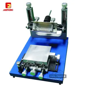 Manual silk screen printer with micro registration