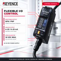 Contrôleur de débit de liquide sur rail DIN KEYENCE FD-XA1, IO-Link 4-20mA 20-30VDC pour capteur de micro-débit à pince FD-X