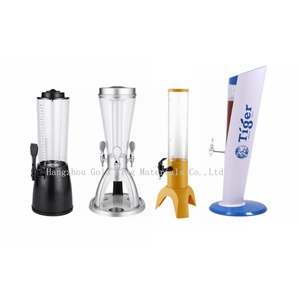 Yüksek kaliteli 1.5L 2L 2.5L 3L <span class=keywords><strong>4L</strong></span> 5L LED işıklı Bar suyu bira otomatı buz tüpü ile masa üstü bira kulesi - Product Image 3