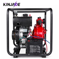 Pompe à eau diesel K200DFP de 2 pouces pour lutte contre les incendies, hauteur de refoulement de 60 m, démarrage électrique, irrigation d'urgence, système de pompage OEM en gros