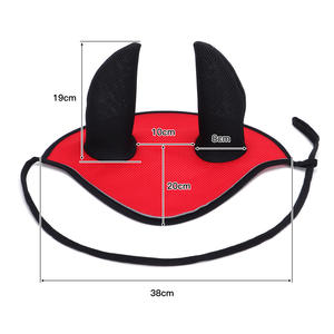 Venta caliente Wrap Transpirable Protector de oídos Máscaras de caballo para deportes ecuestres Cubierta de tela de malla - Product Image 6