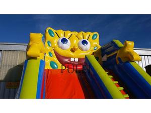 Gran patio al aire libre esponja niño inflable rebote tobogán niños adultos hinchable Castillo paraíso Bienvenido a <span class=keywords><strong>comprar</strong></span> - Product Image 5