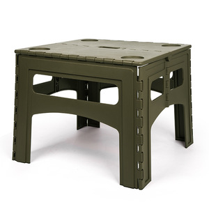 Outdoor <b>Folding</b> <b>Table</b> Portable Camping Plastic <b>Table</b> Set <b>Small</b> Rectangular PP Material Lightweight Foldable For Picnic Stalls - Product Image 2