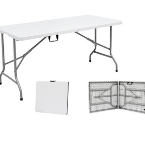 Tavolo Pieghevole in Plastica per Esterni con Sconto Quantità, Facile <span class=keywords><strong>da</strong></span> Pulire, Portatile per Eventi e Feste - Product Image 1